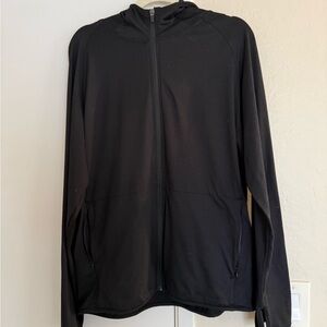 Quince Women's Black Lightweight Sweater Jacket